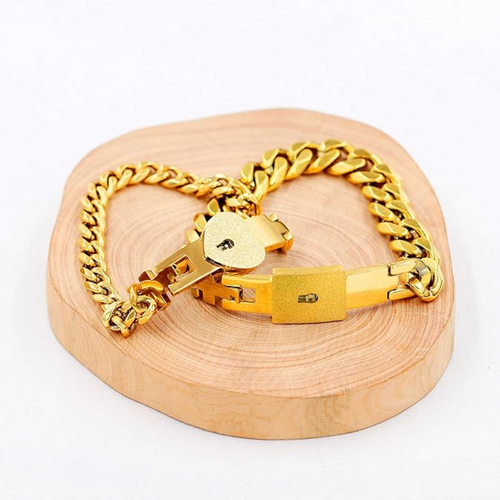 Couples Padlock Bracelet