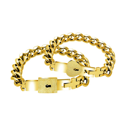 Couples Padlock Bracelet