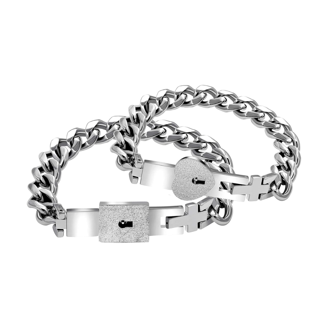 Couples Padlock Bracelet
